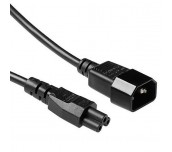 ACT Захранващ кабел C14-C15, черен, 0.25