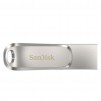 USB ПАМЕТ SANDISK ULTRA DUAL DRIVE LUXE 256GB СИВ