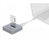 Докинг станция Delock, За M.2 NVMe PCIe SSD, USB-C 3.2 Gen 2