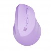 Natec Vertical Mouse Crake 2 Wireless, 2400DPI Bluetooth 5.2 + 2.4 GHz Pure Lavender