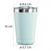 Термо чаша Xavax To Go, 270 ml, Двойна изолация,пастелно синьо