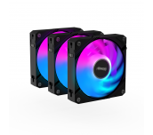 Комплект вентилатори GIGABYTE AORUS EZ CHAIN 120 Black 3-Pack ARGB