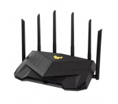 Asus Gaming Wireless TUF Router AX6000, Dual-Band, Quad-Core 2.0GHz CPU, 256MB/512MB Flash/RAM, 2.5G dual-port, AiProtection Pro, Adaptive QoS, VPN Fusion, IPTV, OFDMA, MU-MIMO, Beamforming, Link Aggr