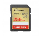 Карта памет SANDISK Extreme SDXC, 256GB, UHS-1,Class 10, U3, V30, 130 MB/s
