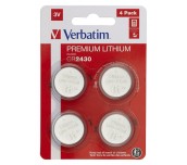 Verbatim LITHIUM BATTERY CR2430 3V 4 PACK