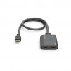 HAMA Сплитер 4K HDMI мъжко - 2 x HDMI женско, черен