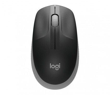 Logitech M190 Full-size wireless mouse - MID GREY - 2.4GHZ - N/A - EMEA - M190