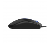 A4tech Illuminate N530S Жична безшумна мишкa черна, 1200 dpi