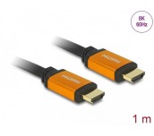 Кабел Delock High Speed, HDMI мъжко - HDMI мъжко, 48 Gbit/s, 8K 60 Hz, 1 м