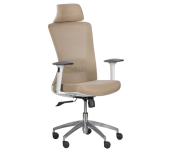 ДИРЕКТОРСКИ СТОЛ CARMEN 7542 W МЕШ БЯЛ