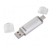 USB памет HAMA Тип USB-C Laeta, 32GB, USB 3.1 Type-C, Сребрист