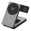 Verbatim Foldable 3-in-1 Qi2 Magnetic Wireless Power Bank 10000 mAh Grey