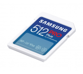 Карта памет Samsung PRO Plus, SD Card, 512GB, Бяла
