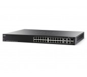 SF300-24PP 24-port 10/100 PoE+ Managed Switch w/Gig Uplinks