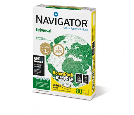 КОПИРНА ХАРТИЯ  NAVIGATOR A4 550Л 80Г