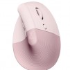Logitech Lift Vertical Ergonomic Mouse - ROSE/DARK ROSE - EMEA