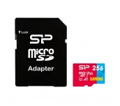 Карта памет Silicon Power Superior Gaming 256GB,microSDHC/SDXC, Class 10, A1, V30, UHS-I U3, SD Adapter