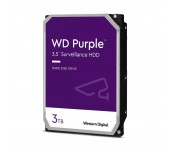 Хард диск WD Purple, 3TB, 5400rpm, 256MB, SATA 3, WD33PURZ
