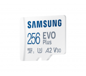 Карта памет Samsung EVO Plus, microSDXC, UHS-I, 256GB, Адаптер