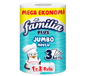 КУХНЕНСКА РОЛКА FAMILIA JUMBO ECONOMY 3ПЛ 380Г