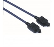 Оптичен кабел HAMA 205131, ODT Toslink plug - ODT Toslink plug, 1.5 m, Черен