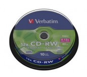 CD-RW VERBATIM 10БР ШПИНДЕЛ