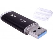USB памет SILICON POWER Blaze B02, 32GB, USB 3.2 Gen 1, Черен