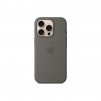 Apple iPhone 16 Pro Silicone Case with MagSafe - Stone Gray