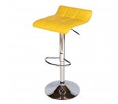 БАР СТОЛ CALIPSO 5 ЕКО КОЖА ЖЪЛТ