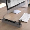 Разклонител, 4-гнезда, USB-C/A 65 W, PD, HAMA-223189