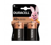 Алкална батерия DURACELL LR20 D /2 бр. в опаковка/ 1.5V