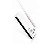 Безжичен адаптер TP LINK TL-WN722N, USB, 2T2R, 2.4Ghz, 802.11n/g/b