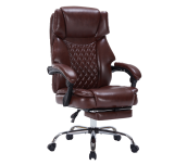 ДИРЕКТОРСКИ СТОЛ AIR MAX ЕКО КОЖА КАФЯВ