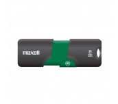 USB памет MAXELL FLIX, USB 2.0, 8GB, ЧЕРЕН