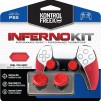 Аксесоар Kontrolfreek Performance Inferno Kit PS5 с включени сменяеми бутони и грипове за DualSense