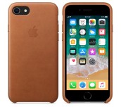 Apple iPhone 8/7 Leather Case - Saddle Brown