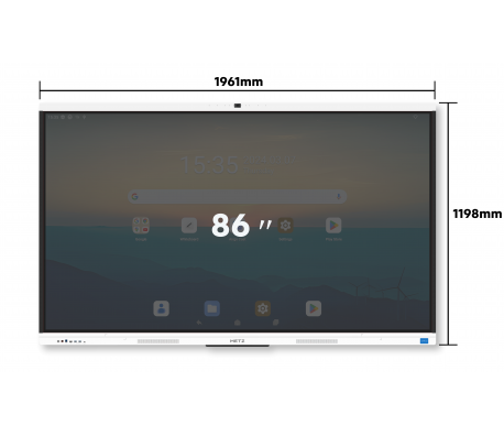 METZ Интерактивен тъч дисплей с вградена камера 86SG1 86"