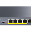 Суич Cudy GS105P , 5x портов POE метален корпус+Switch 36W, неуправляем