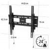 HAMA Стенна стойка за TV, 165 см (65