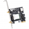 Безжичен PCI Express адаптер Gigabyte GC-WB1733D-I, 2x2 802.11ac 160MHz, Bluetooth 5.0