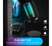 Настолен микрофон FIFINE A6NEO RGB - Black