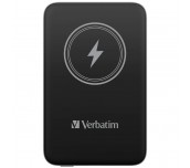 Verbatim MCP-10BK Power Pack 10000 mAh with UBS-C PD 20W / Magnetic Wireless Charging 15W Black