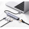 МУЛТИФУНКЦИОНАЛЕН АДАПТЕР UGREEN CM418 5in1 HDMI 4K-60Hz/RJ45