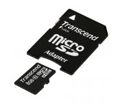 Transcend 8GB microSDHC (with adapter, Class 10)