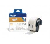 Brother DK-11208 Large Address Paper Labels, 38mmx90mm, 400 labels per roll, (Black on White)