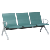 ПОСЕТИТЕЛСКА ПЕЙКА С 3 МЕСТА CR-1037-3 - ЗЕЛЕНА