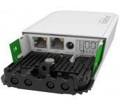 Безжичен Access Point MikroTik RBwAPGR-5HacD2HnD&R11e, 128MB RAM, 2.4 - 5 GHz, 300 - 867 Mbps, RouterOS, LTE kit