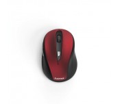 БЕЗЖИЧНА МИШКА HAMA MW-400 6 БУТОНА ЧЕРВЕНА