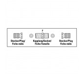 HAMA Комплект адаптери за сателитен приемник, 2 x F-Plugs and F-Sockets