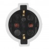 Удължителен кабел HAMA Powerplug, Шуко мъжко, Шуко женско, Допълнителен контакт, 3.0 m, Бял